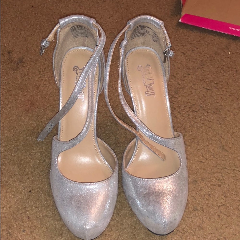 Silver heels